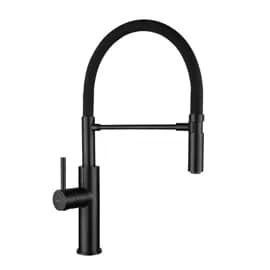 Peirano Grifería de Cocina Monocomando Peirano Hoop Black 20-202n