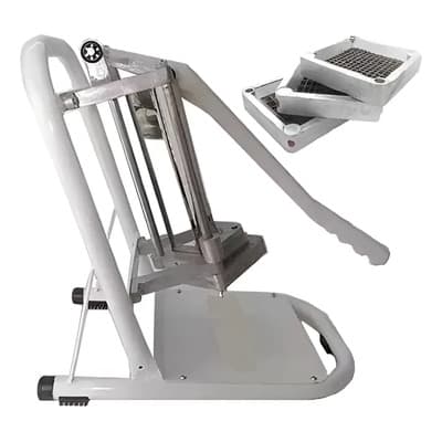 Ma-ar Acrilic Cortadora De Papas Fritas Baston Vertical Maquina Industrial Blanco