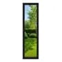 Todo Soluciones Ventana Paño Fijo Aluminio Modena Negro 80x200 Cm Vidrio Dvh Negro