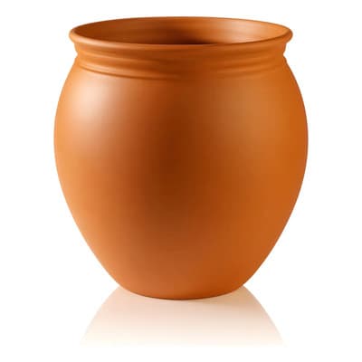 Blum Maceta Agustiniana Redonda De Terracota Blum, 21 Cm De Diámetro Marrón