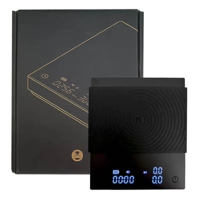 Time More Báscula Digital Timemore Negro 2kg Con Temporizador Y Flujo De Agua 2 Kg