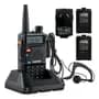 Baofeng Handy Baofeng Uv5r Doble Banda 136 A 174 Mhz 400 A 480 Mhz 128 Canales 1800 Mah Negro