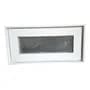 Policristal Ventana Pvc 40x20cm Con Mosquitero Y Doble Vidrio -oferta Blanco