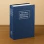 Rd Caja Fuerte Simulada Libro Cofre Porta Valores 27x20x6,8cm Color Azul Marino