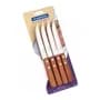 Tramontina Cuchillo De Asado Mesa Dynamic Tramontina 12 Unidades Color Marrón Madera