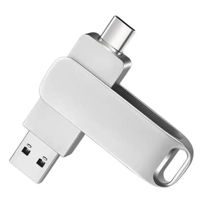 Usb-c Pendrive Dual Usb-c 3.0 64gb / Silver Gris Metal