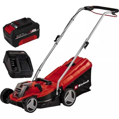 Einhell Cortacésped Inalámbrico Einhell Ge-cm 18/33 Li Con Bateria Color Rojo/negro