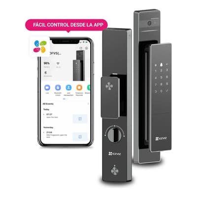 Ezviz Cerradura Inteligente Wifi Ezviz Dl50fvs Multilock Face Id Negro
