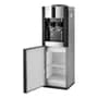 Aqua Home Dispenser De Agua Frio/calor Con Heladera Bidón Aquahome Negro