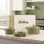 Hudson Batería De Cocina Hudson 5 Piezas Antiadherente Aluminio Verde