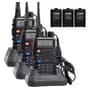 Gadnic Kit X3 Handy Gadnic Wk1000us 128 Canales Bi-banda Largo Alcance 12 Km Uhf Vhf 10w