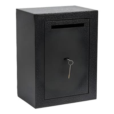 Bulldog Caja Fuerte Bulldog Taf 40 Buzón Antipesca Llave Pared Piso 40x30x20cm Gris Oscuro