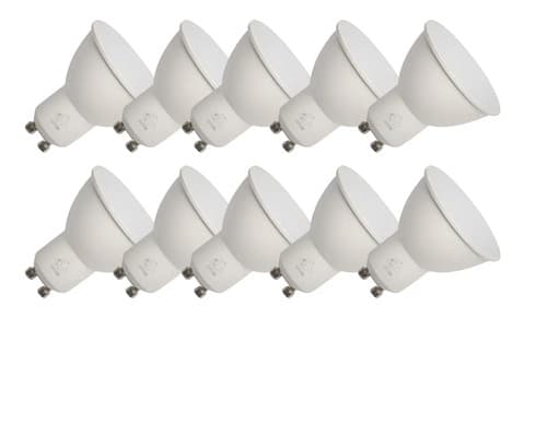Lfg Ligh Lion Lampara Foco Dicroica Led 7w Gu10 Luz Fría / Cálida Pack 10