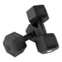 Mrgym Set X2 Mancuernas Pesas Pvc Rellenas Par Premium 5 Kg Mrgym Color Negro