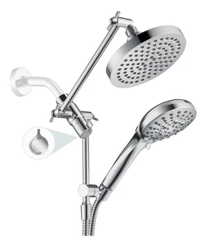 Bright Showers Cabezal De Ducha Tipo Lluvia Bright Showers Con Rociador De