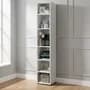 Centro Estant Mueble Organizador Ox Centro Estant Blanco Alto 180 X Ancho 30 Cm
