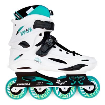 Annezi Rollers Annezi Freestyle Street Aluminio Freeskate 37 76 Mm Blanco