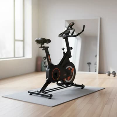 Fitnesas Bicicleta Fija Spinning Estatica Reforzada Fitness Indoor Gym Calidad Fitnesas En Casa Negro