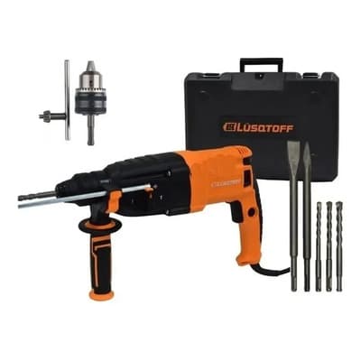Lüsqtoff Rotomartillo Taladro Percutor 850w Sds Plus + Mandril 13mm Naranja