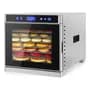 Gadnic Deshidratador De Alimentos Cuk By Gadnic 8 Bandejas Acero Inox Panel Táctil Digital 630 W Temporizad