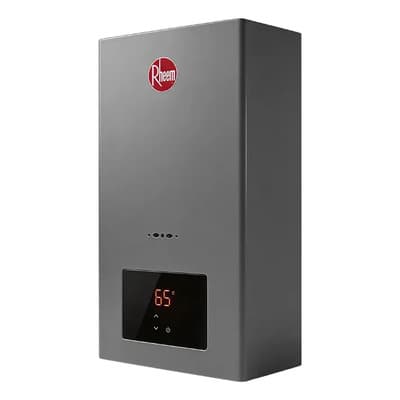 Rheem Calefon Instantaneo Rheem 14l Gn Tiro Natural Sin Piloto Gris Oscuro Gn