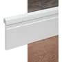 Harte Flooring Cubre Zócalo Harte Flooring Eps 2.5m 12cm Mate Blanco