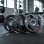 Bs Fit Disco Engomado Olimpico Con Garre 2.5kg Por Unidad Bsfit. Color Negro