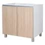 Ricchezze Bajomesada Ricchezze Potenza 60cm Mdf Beige 2 Puertas Champagne
