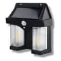 Pablukas Pablukas Lampara Aplique Solar Led Farol Pared Exterior Fotocelula Cl228 Negro