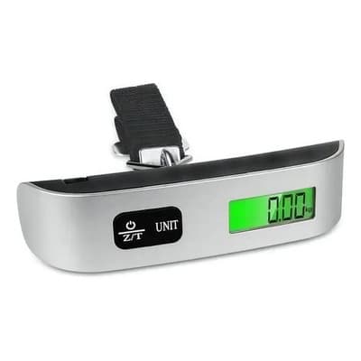 Generic Báscula Electrónica Digital Portátil Genérica De 50 Kg Con Pantalla Led Color Negro
