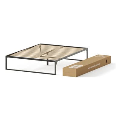 Calm Base De Cama Sommier Calm 1 Plaza Y Media 100x190 | En Caja Color Negro