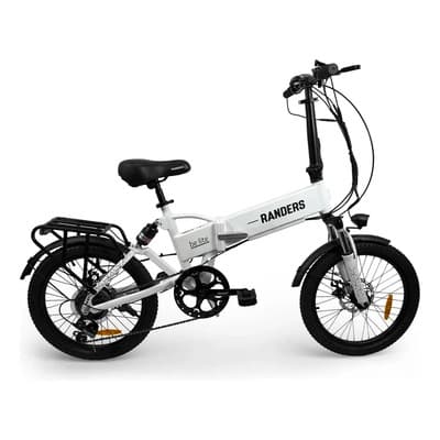 Randers Bicicleta Electrica Plegable Randers R20 Shimano Bke-e2001 Color Blanco