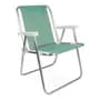 Exahome Reposera Silla Alta Exahome Aluminio Playa Camping Plegable Anis Ultra Liviana Verde Claro