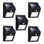 Veoquiero Lampara Solar X5 Luz Reflector Sensor Exterior 30 Led Veoquiero Negro