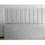 Padma Deco Respaldo Sommier Canelon Vertical 2 Plazas Pana Antimancha Gris