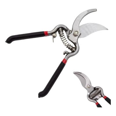 Pruning Shear Tijera De Poda Manual Bypass Pruning Shear Acero Inoxidable 20 Cm Plateado