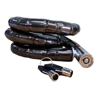 Atpro Linga Candado Piton Moto Bicicleta 1.2m X 22mm Atpro Universal Seguridad Negro