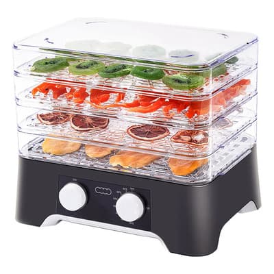 Gadnic Deshidratador De Alimentos Cuk By Gadnic 235w 4 Bandejas Secador Frutas Verduras Snacks Naturales Ne