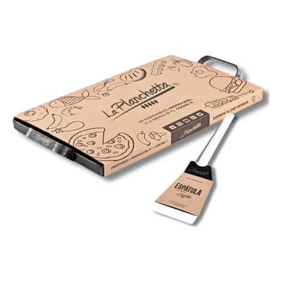 La Planchetta Combo Plancheta - La Planchetta 2 Hornallas + Espatula Gris Oscuro