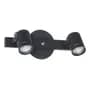 Ferrolux Spot Aplique Barral Slim Granada 2xgu10 Apto Led Ferrolux Color Negro