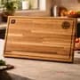 Tienda G Tabla De Madera Cocina Eucalipto 50x30x3 Cm Día Del Padre Eucalitpo 50x30x3 Con Canaleta Marrón