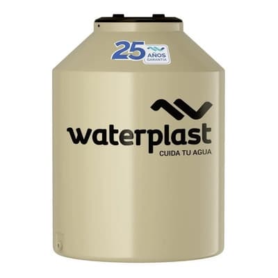Waterplast Tanque De Agua Waterplast Vertical Tricapa Polietileno 3000l Beige