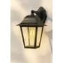 Spotsline Aplique Pared Exterior Farol Colonial Lampara Apto Led E27 Negro