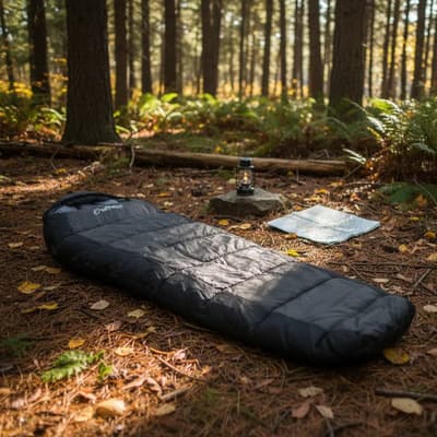 Outdoors Professional Bolsa De Dormir Termica Outdoors Professional Mummy 200 Color Gris Ubicación Del Cierre Derecho