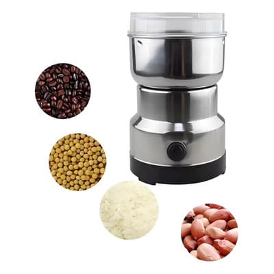 Electroland Molinillo Electrico Cafe Granos Semillas 150w Acero Inox Color Plateado