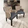 Muebles Cya Silla Matera Apolla Brazo Pultrona X 2 Unidades Liso Negro