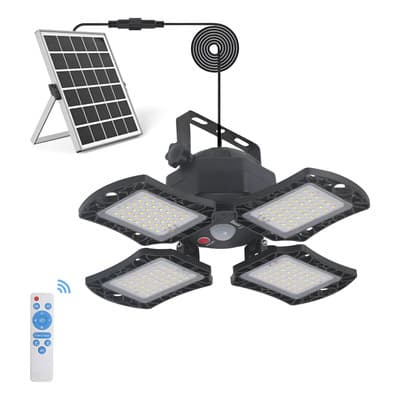 Changqian Lámpara De Techo Reflector Solar Farolas Solares Lampara Luz 200w