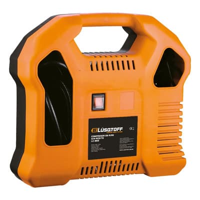 Lüsqtoff Mini Compresor Sin Aceite Lusqtoff Lc-883 1,5hp 115psi Naranja/negro 50 Hz Monofásica