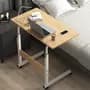 Gb Green Bazar Mesa Escritorio Portátil Pc Móvil Regulable Oficina C/ruedas Beige