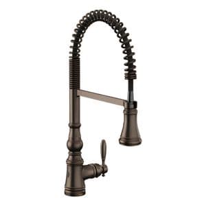 Generic Grifo De Cocina Moen S73104eworb Weymouth Con Resorte De Enj Oil Rubbed Bronze Frotado Con Aceite
